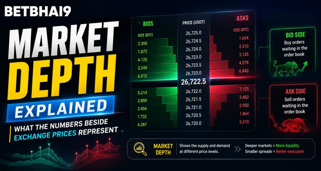 Market Depth Explained - What the Numbers Beside Exchange Prices Represent