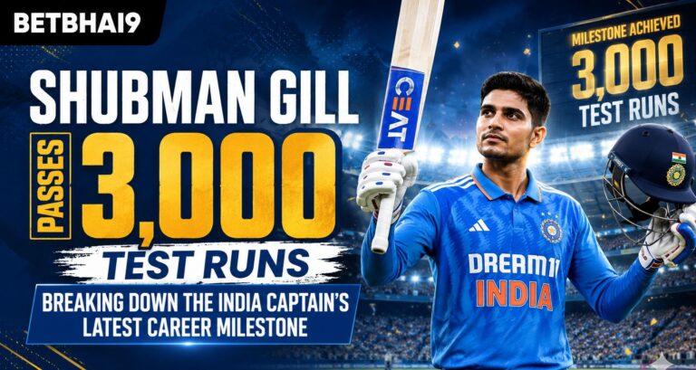 Shubman Gill Passes 3,000 Test Runs: Breaking Down the India Captain’s Latest Career Milestone