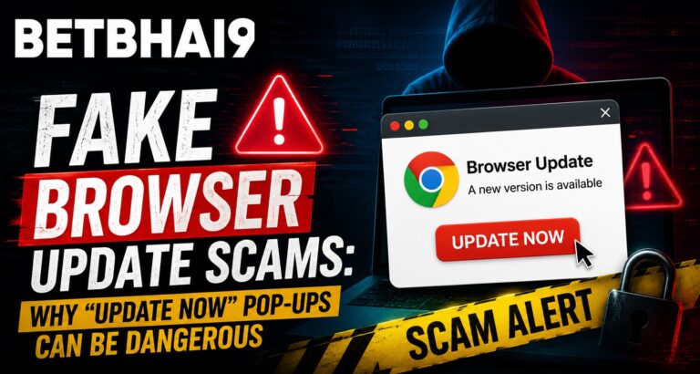 Fake Browser Update Scams: Why “Update Now” Pop-Ups Can Be Dangerous