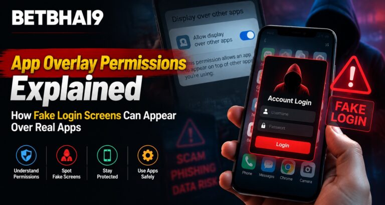 App Overlay Permissions Explained: How Fake Login Screens Can Appear Over Real Apps | Betbhai9