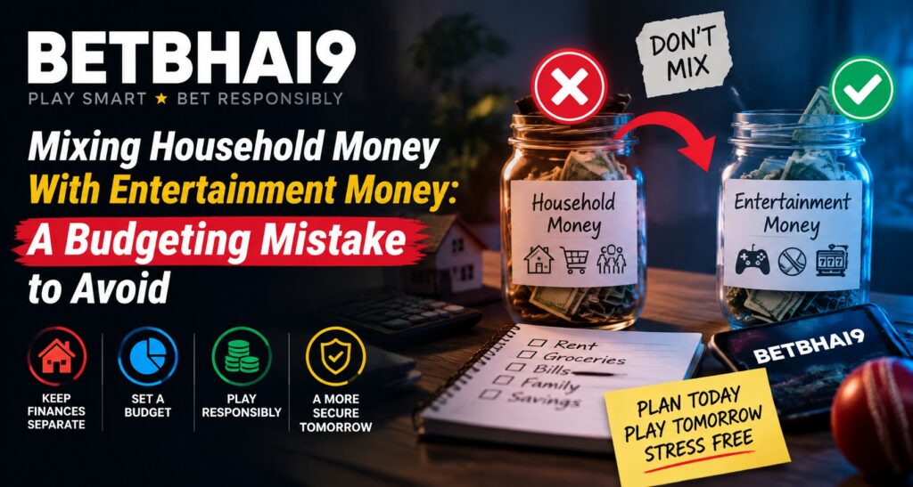 Mixing Household Money With Entertainment Money: A Budgeting Mistake to Avoid | Betbhai9